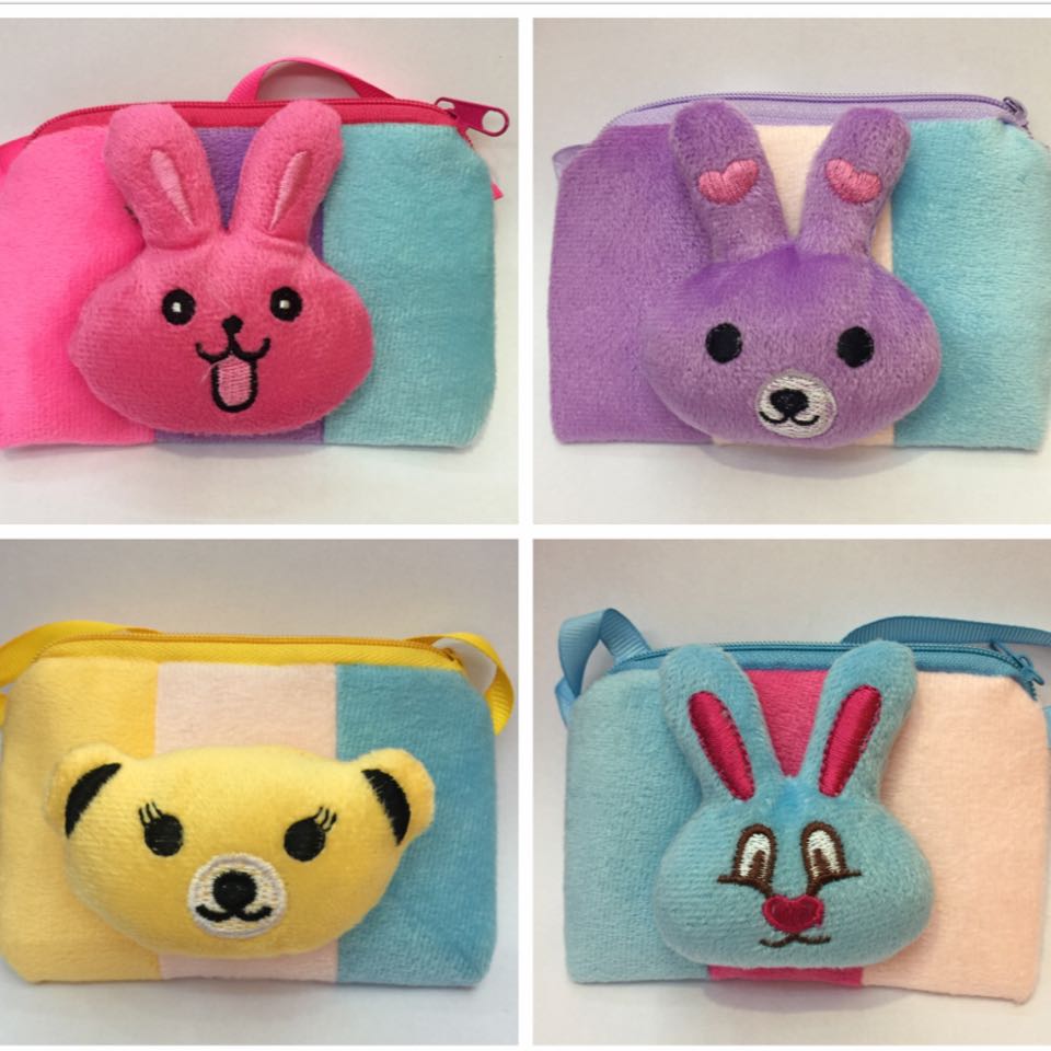 Plush coin purse, cartoon bag, animal head wallet, gift wallet Application Scenario