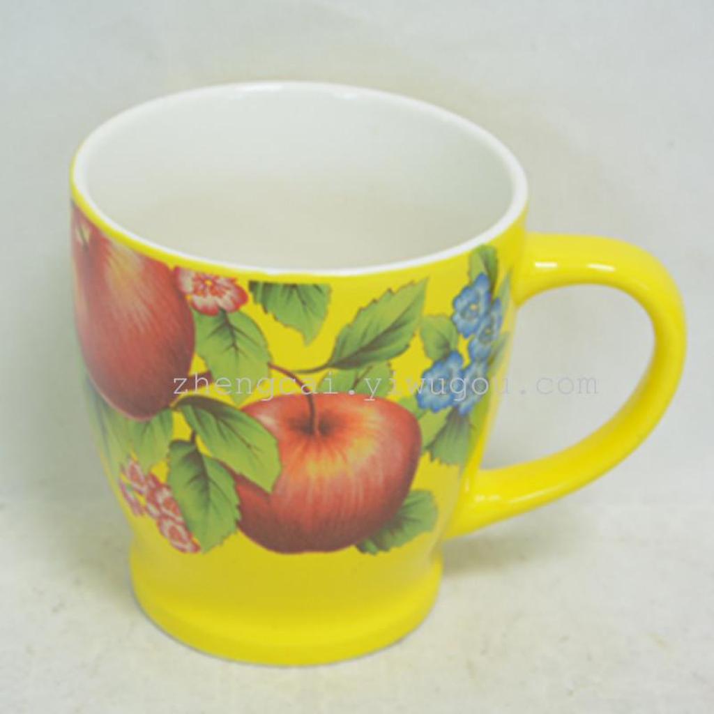 Fruit series daily beveled water cups and coffee cups details Picture