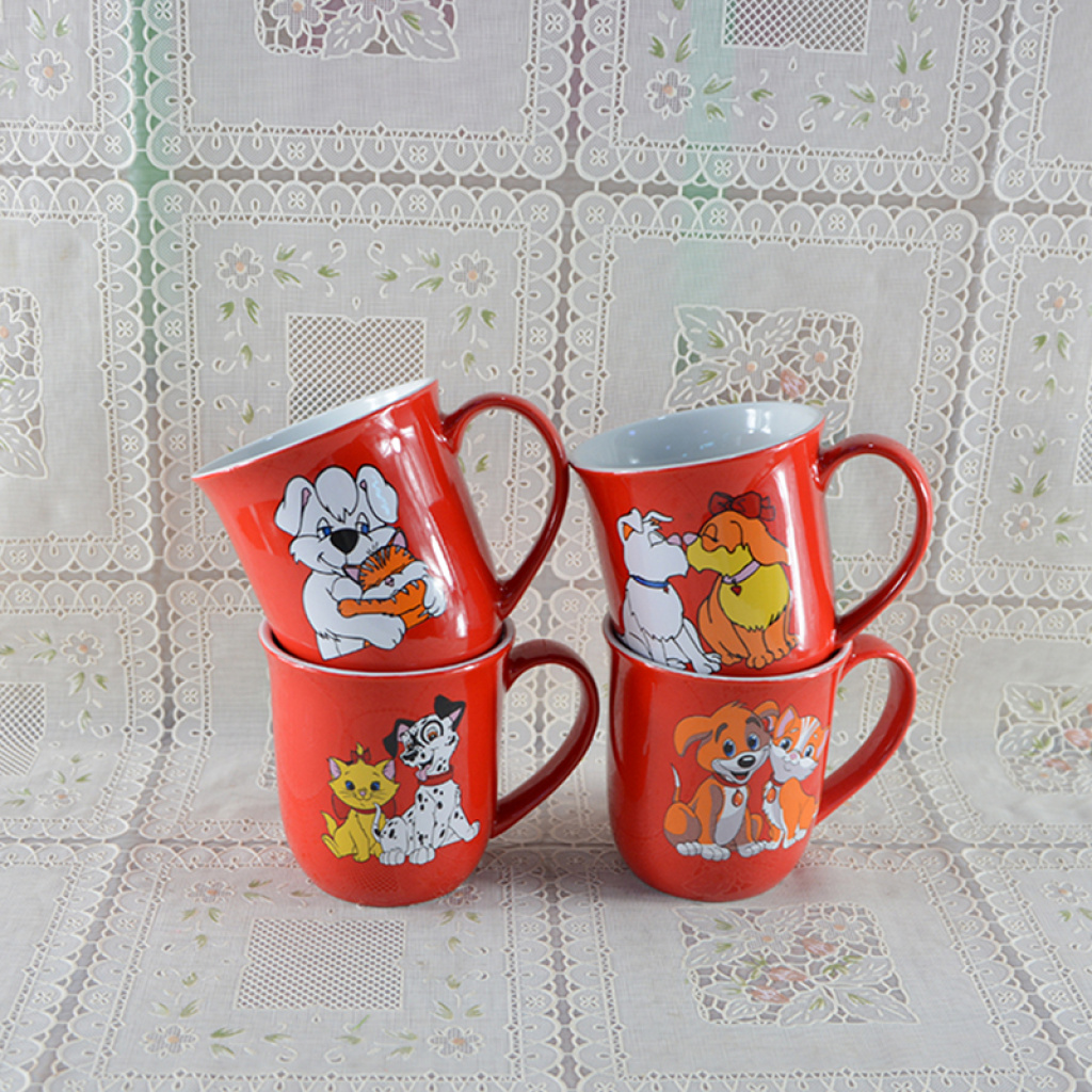 Daily cartoon Dalmatian animal water cup and coffee cup Application Scenario