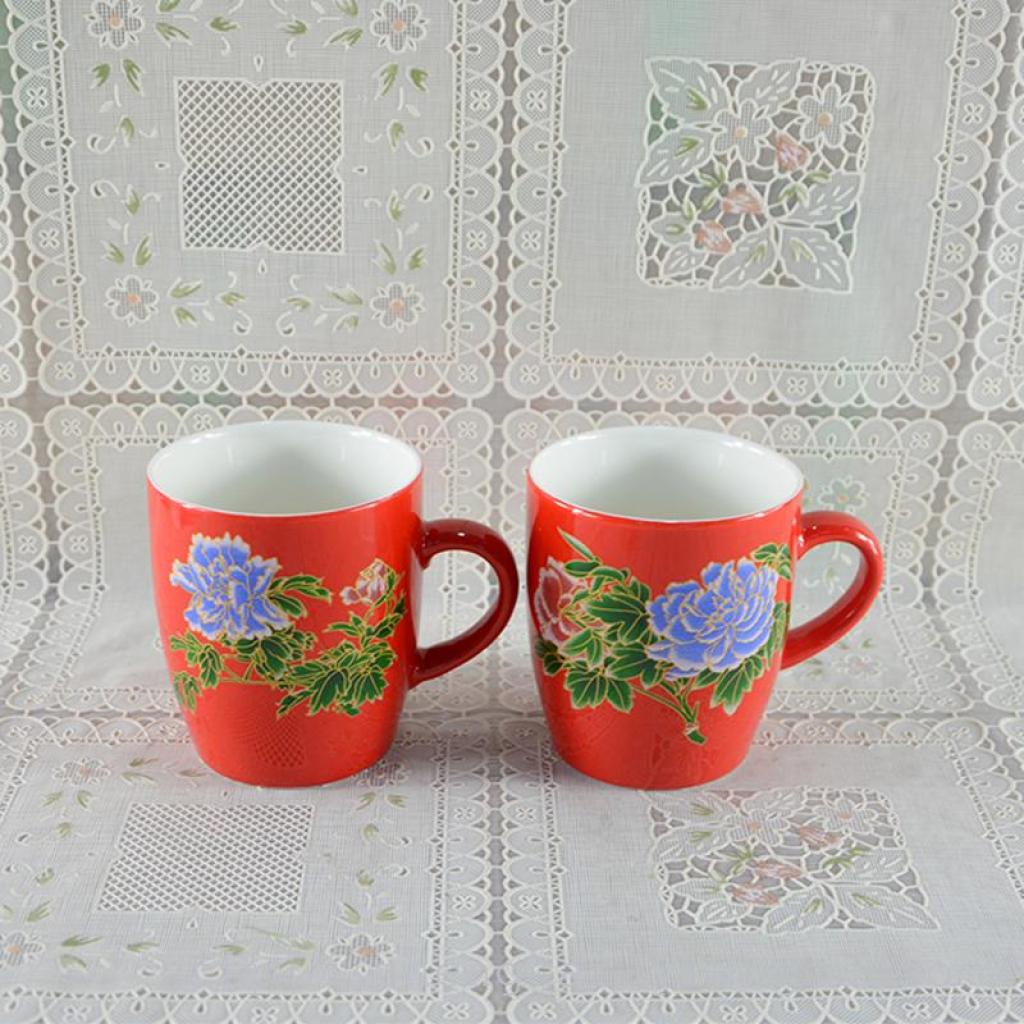 Daily-use flower-shaped water cup and coffee cup details Picture