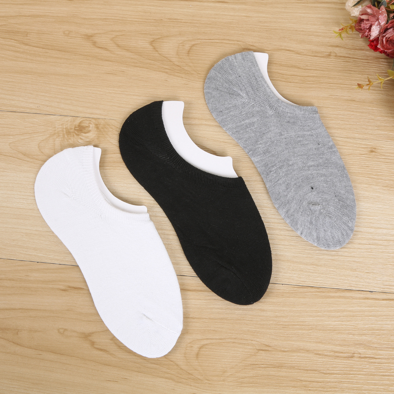 Yiwu Good Goods Street Stall best-selling men's and women's same style boat socks, comfortable invisible socks, fashionable cotton socks, direct sales from the sock manufacturer details Picture