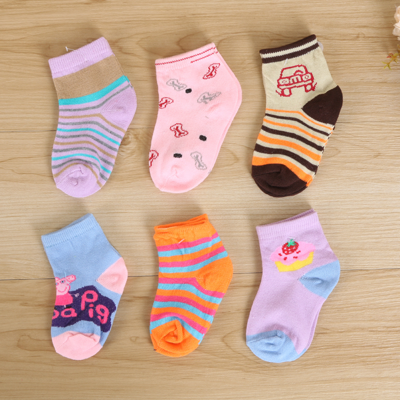 Spring and autumn fashionable and cute children's socks, cotton socks, baby socks and warm children's socks from the street stall details Picture