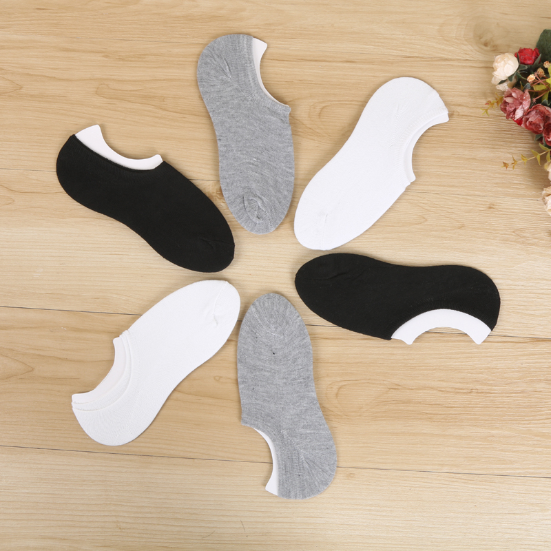 Yiwu Good Goods Street Stall best-selling men's and women's same style boat socks, comfortable invisible socks, fashionable cotton socks, direct sales from the sock manufacturer