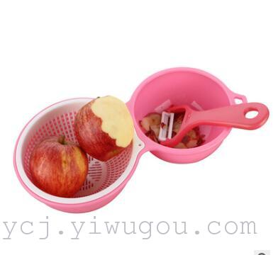 Kitchen dual-purpose vegetable washing basket, household fruit basin, Xinyi Amazon bestseller, in stock Specification image