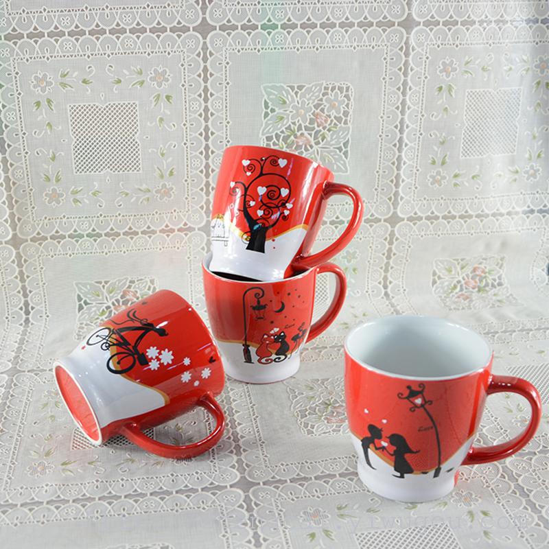 Daily Valentine's Day corner-cut water cups and coffee cups Specification image