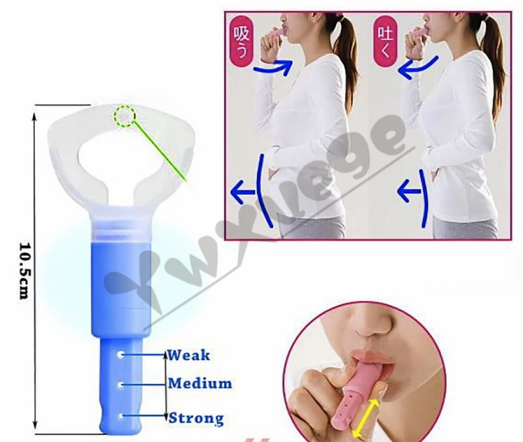Creative, novel and unique three-stage abdominal breathing weight loss and slimming device, respirator, body shaping and weight loss device factory direct sales Specification image