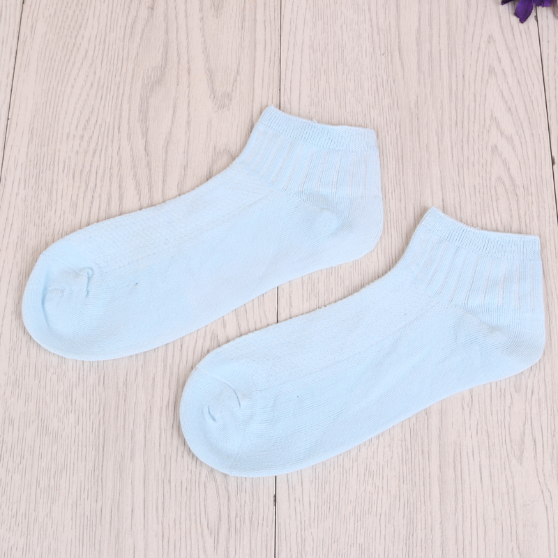 Ruehime confortable mujer barco calcetines medias de tubo medio medias de malla superior details Picture