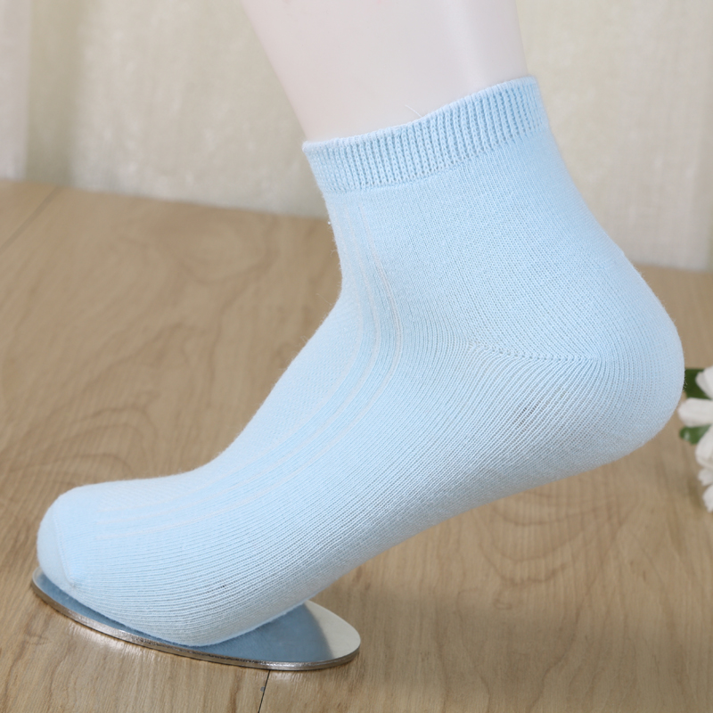 Moda cómoda simple mujer calcetines barco calcetines deporte mujer calcetines color estudiante algodón Specification image