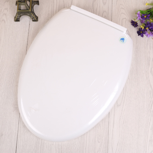19 "extended white plastic toilet seat