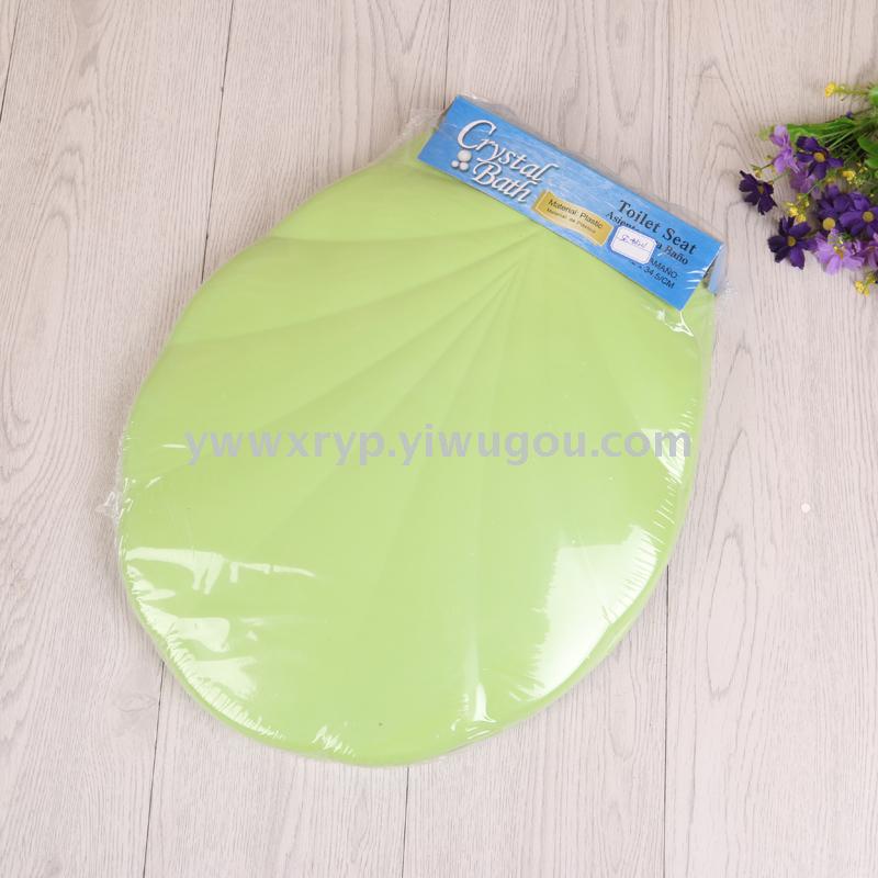 Monochrome new PP environmental protection material fashion shell toilet seat cover details Picture
