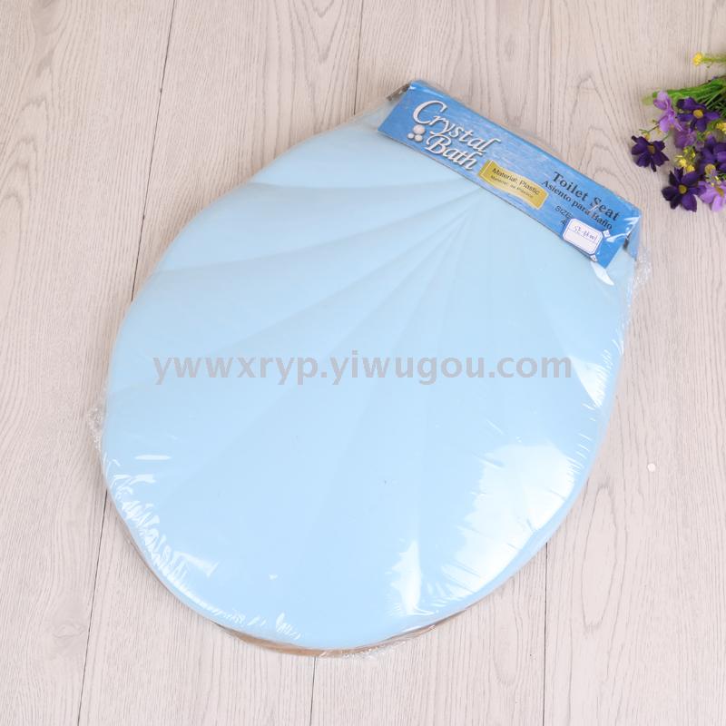 Monochrome new PP environmental protection material fashion shell toilet seat cover Specification drawing