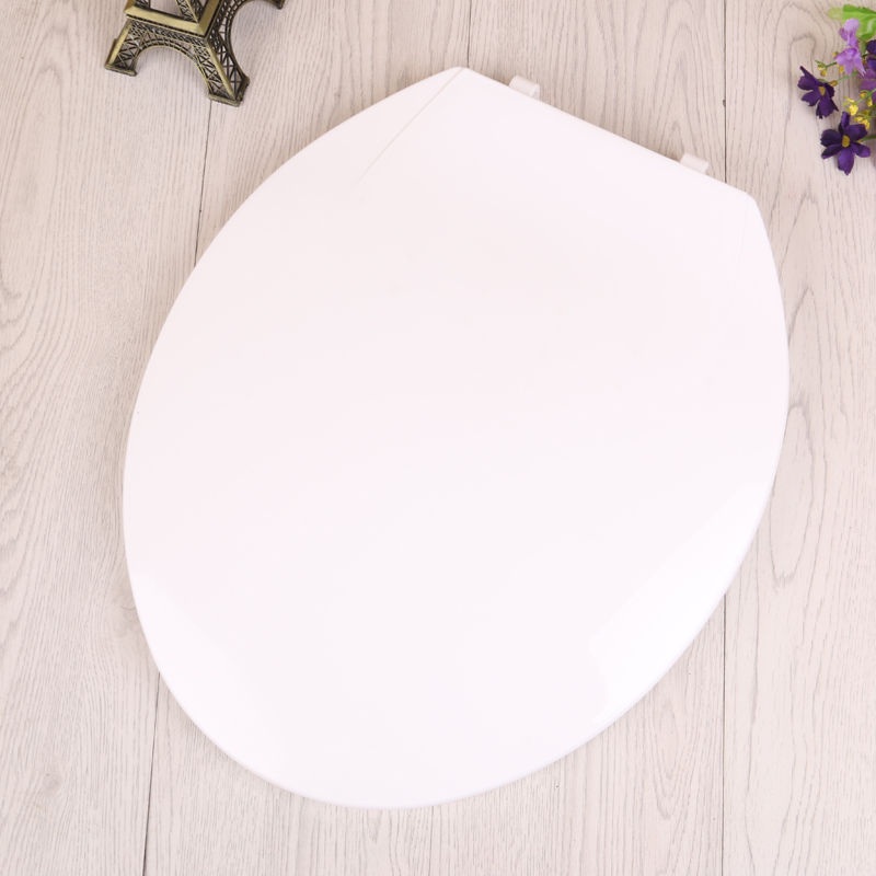 Pp New Material 17 Inch Fashion American Standard Toilet Seat Monochrome details Picture