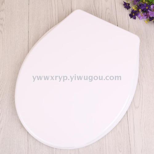 New PP material 18-inch toilet seat cover toilet seat, European standard single-color toilet seat