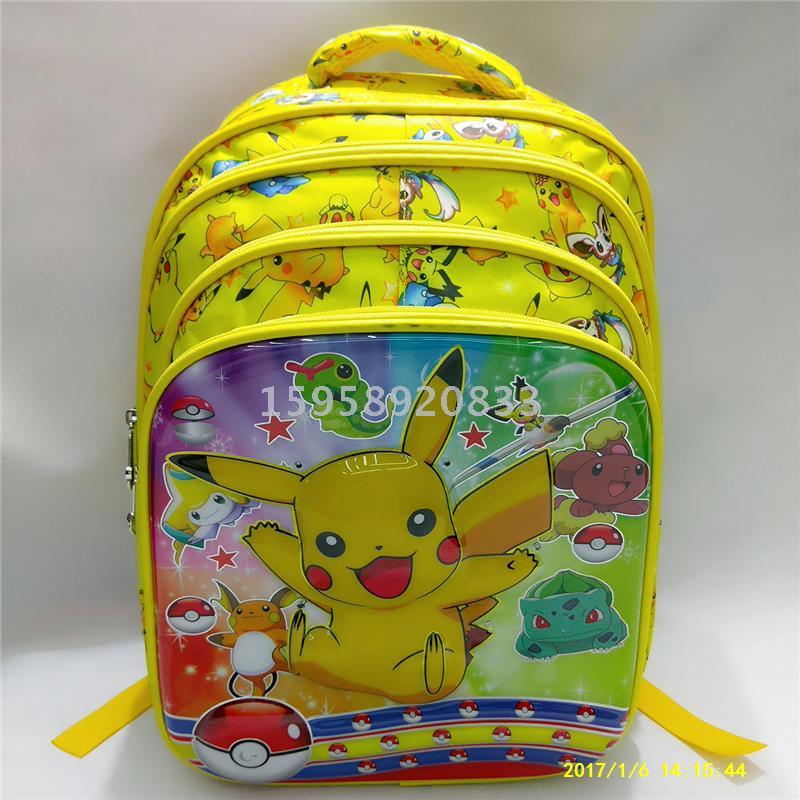 Factory Direct School Bag Backpack Cartoon Bag Backpack 3D Bag Children Bag Student Bag Gift Bag Pull Rod Bag details Picture