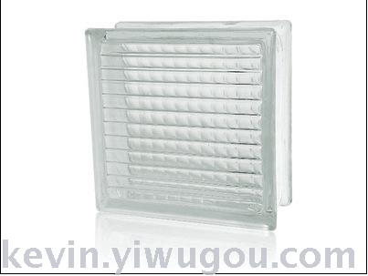 Factory direct sales of transparent glass bricks with parallel patterns to Africa details Picture