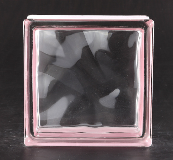 Factory direct sales of edge color crystal pattern transparent glass bricks Specification image