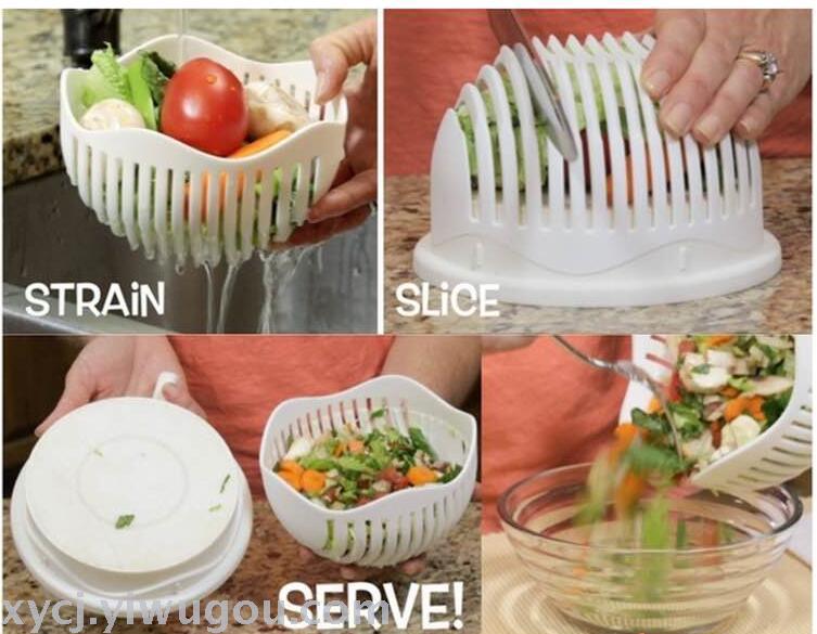 This amazing vegetable cutter is a bestseller on Amazon for making fruit and vegetable salads and washing baskets