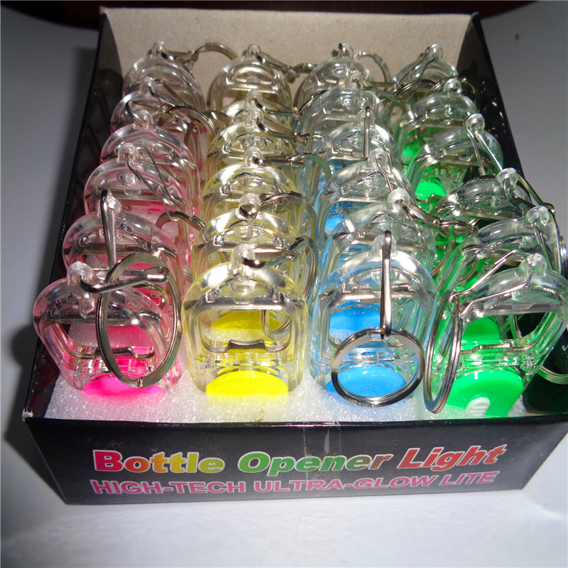 儿童玩具116钥匙扣开瓶器 活动赠品LED开启器 发光货源厂家直销
