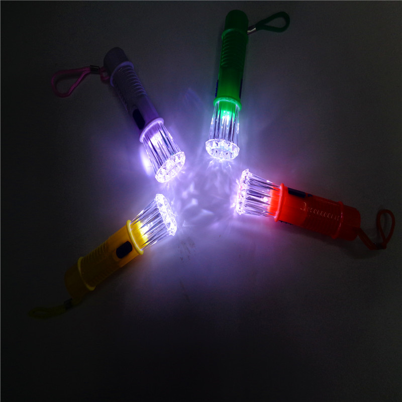 Children's toy HE-668 flashlight, gift LED keychain, night light, luminous supply, factory direct sales Specification image