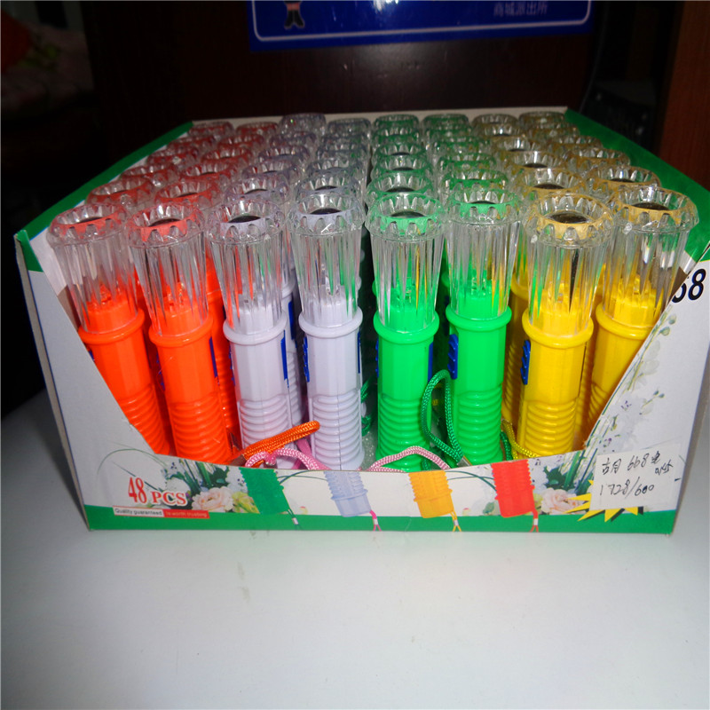 Juguetes para niños HE-668 linterna regalo regalo LED llavero pequeña luz nocturna fuente luminosa venta directa de fábrica