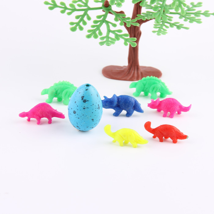 Wholesale of realistic animal children's creative toys, dinosaur hatching and resurrection eggs, small rain flower dinosaur eggs