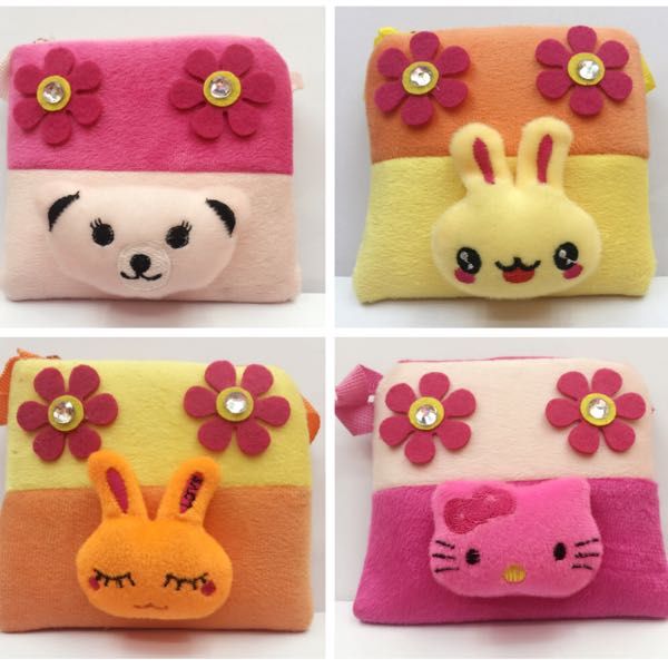 Plush bags, coin purses, export bags, children's bags Specification drawing