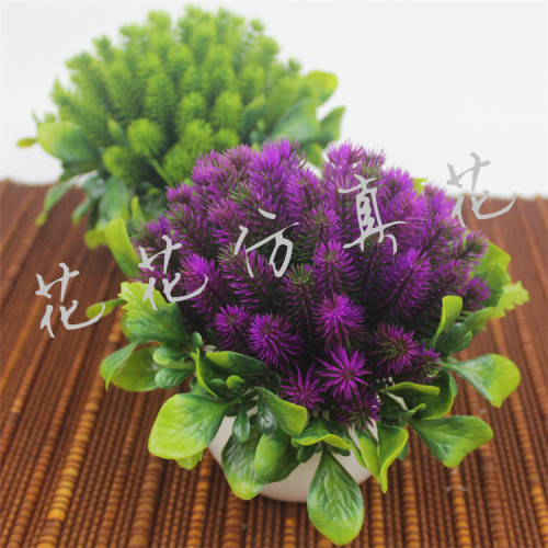 Imitation cactus flower arrangement silk flower imitation flower