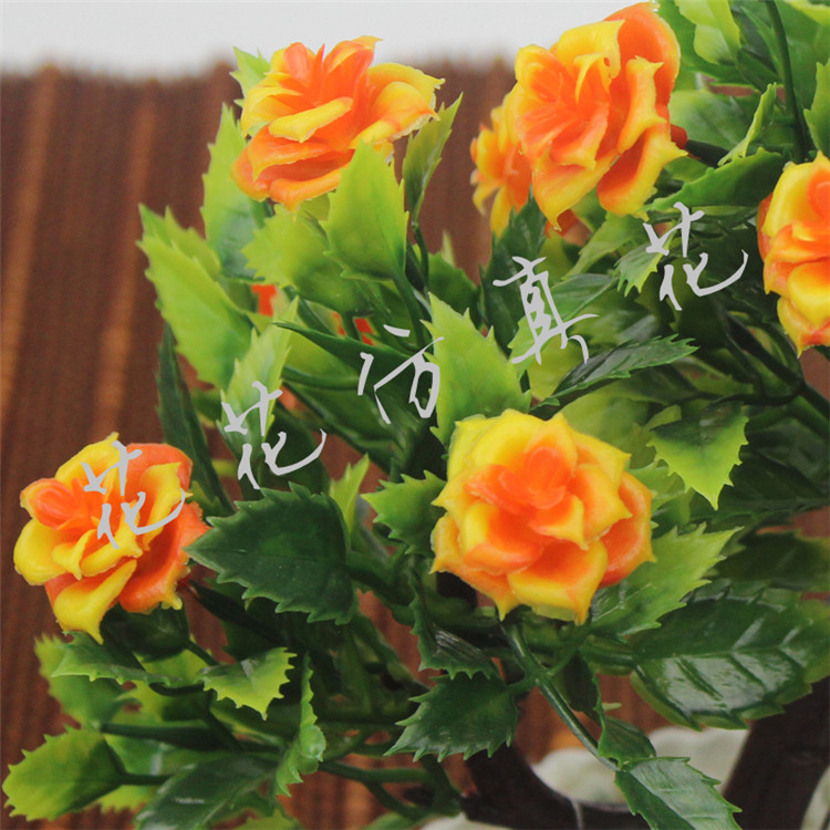 仿真植物小盆栽 假花小树草球盆景