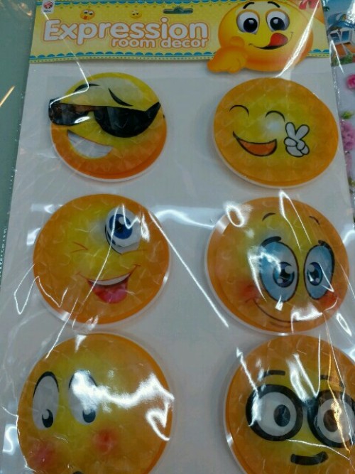 Factory direct sales 5D layer layer paste VV layer layer paste new smiley face