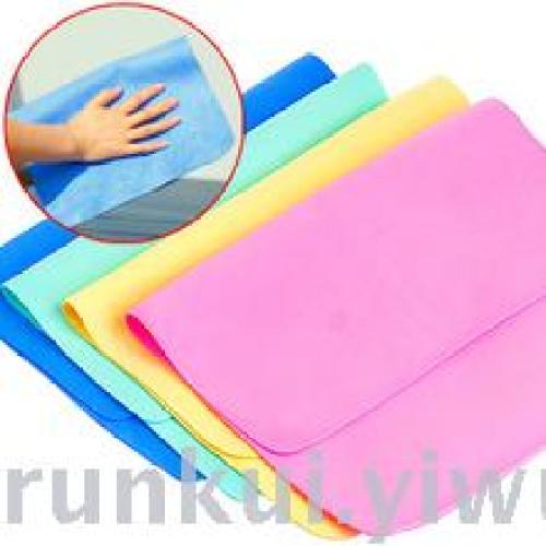 30*20cm deerskin towel dry hair towel car wash wipe towel cleaning towel absorbent towel thumbnail