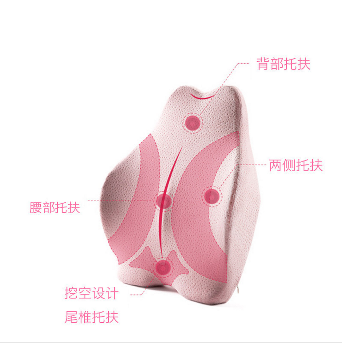 Office large lumbar support, memory foam lumbar support, car seat backrest, chair details Picture