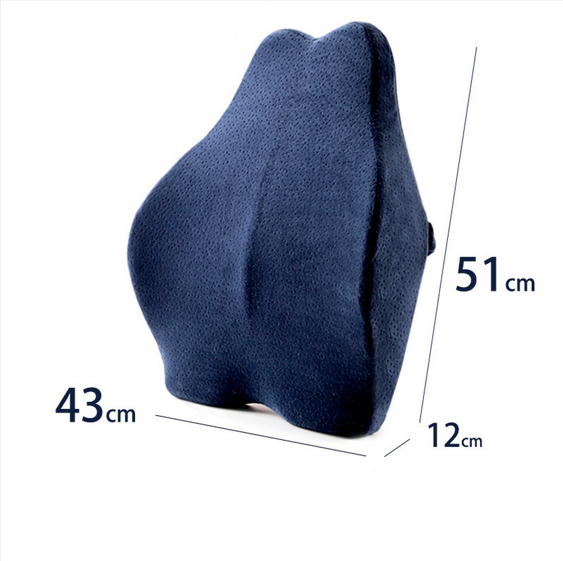 Office large lumbar support, memory foam lumbar support, car seat backrest, chair Specification image