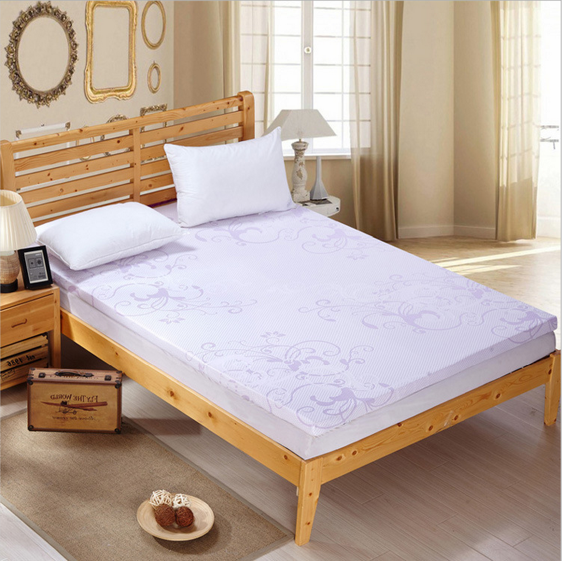 High-density slow-rebound memory foam mattress, washable knitted fabric tatami sponge mattress, student bed mattress Specification drawing