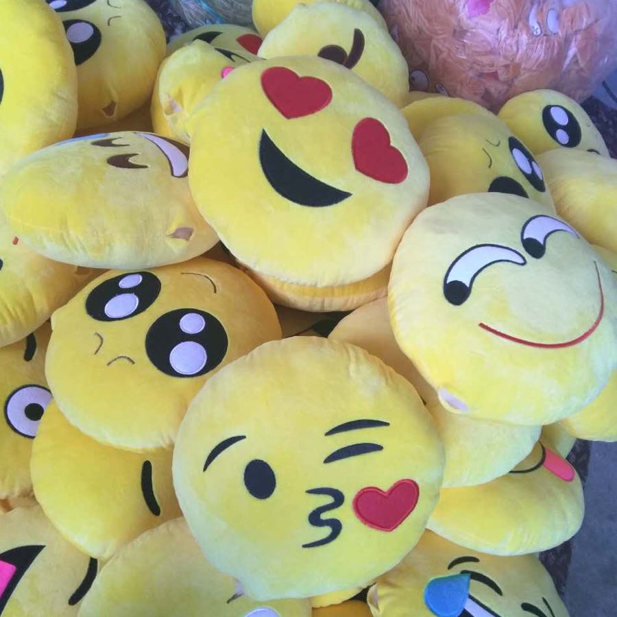 Plush toys, plush throw pillows, emoji pendants, QQ keychains, 5cm emoji pendants, keys details Picture