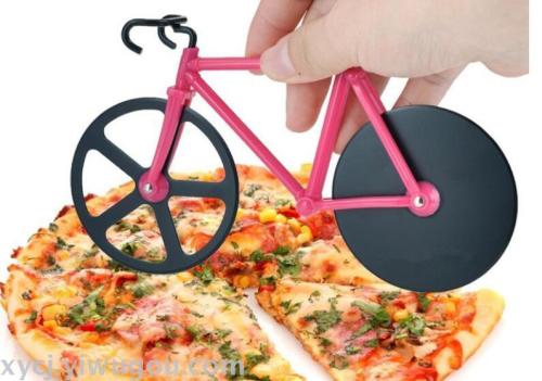 Car shaped pizza cutter Stainless steel bicycle pizza wheel knife