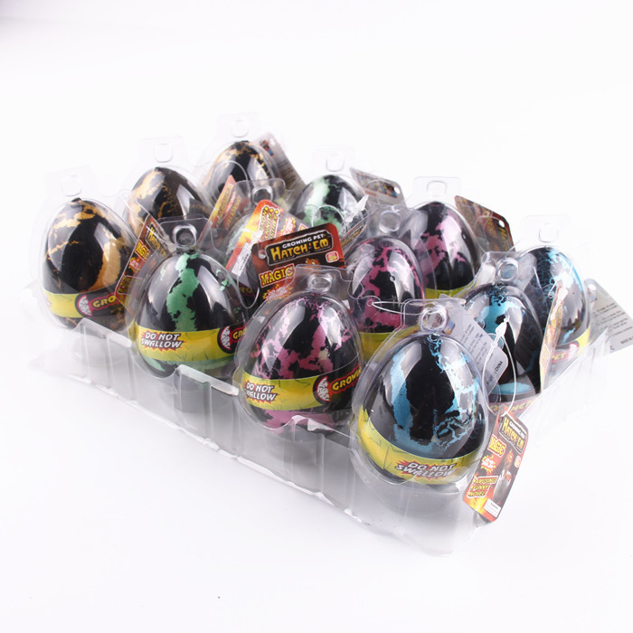 Extra-large black crack dinosaur eggs, simulated dinosaur eggs, cartoon toys, expansion toys, small toys wholesale Specification image