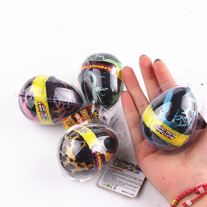 Extra-large black crack dinosaur eggs, simulated dinosaur eggs, cartoon toys, expansion toys, small toys wholesale