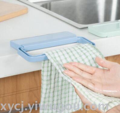 Creative, powerful, seamless hanging rack, kitchen rag rack, bathroom towel rack, non-drilling door back rack manufacturer details Picture