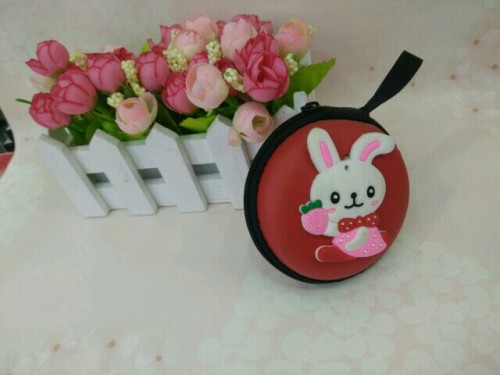 Headphone bag, pocket PVC software cartoon
