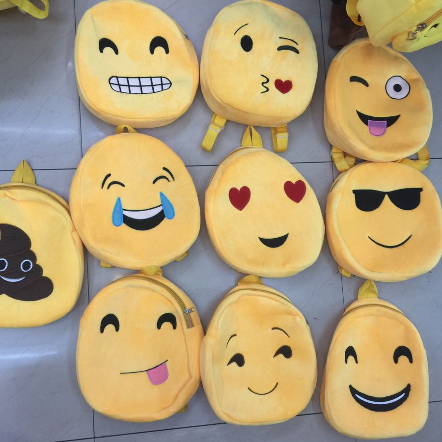 Emoji bolsa de peluche bolsa de juguete de peluche Specification image