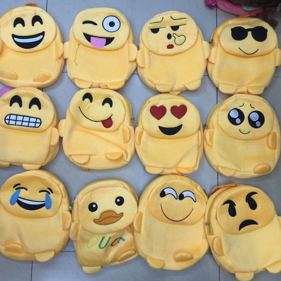 Emoji bolsa de peluche bolsa de juguete de peluche Application Scenario