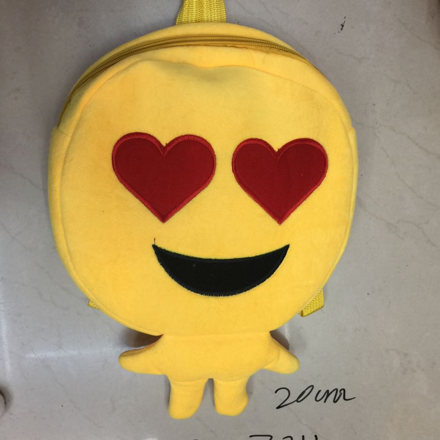 Emoji bolsa de peluche bolsa de juguete de peluche