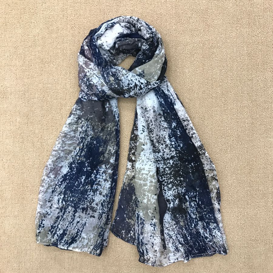 90*180 Bali yarn meteor shower Parisian yarn printed scarf exclusively for export Application Scenario