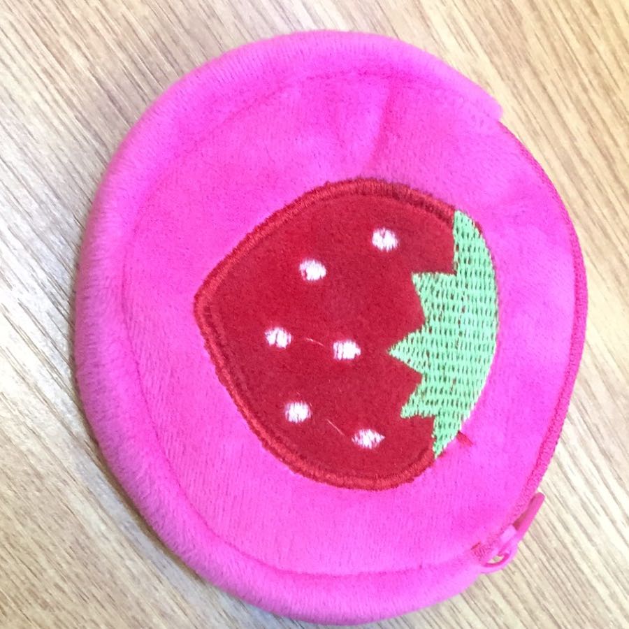 Strawberry bag plush crossbody bag plush wallet