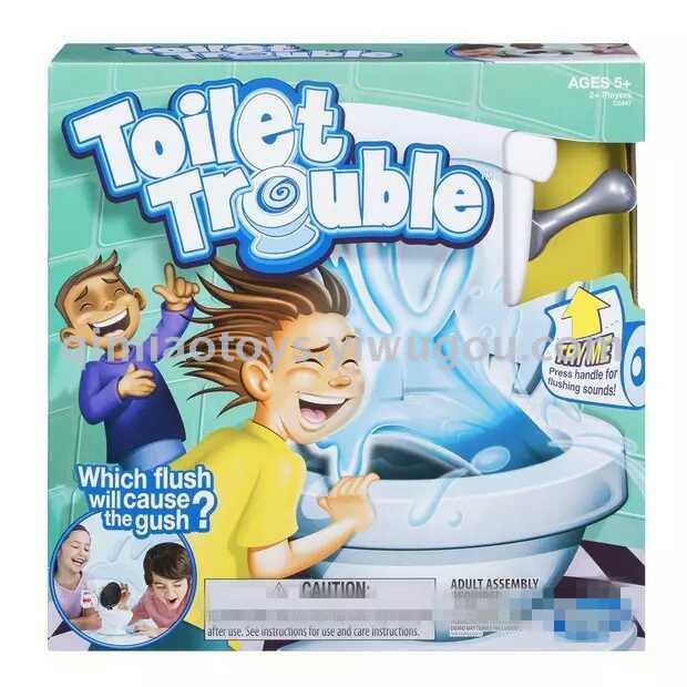 Board game OILET TROUBLE Toilet game Toilet tank