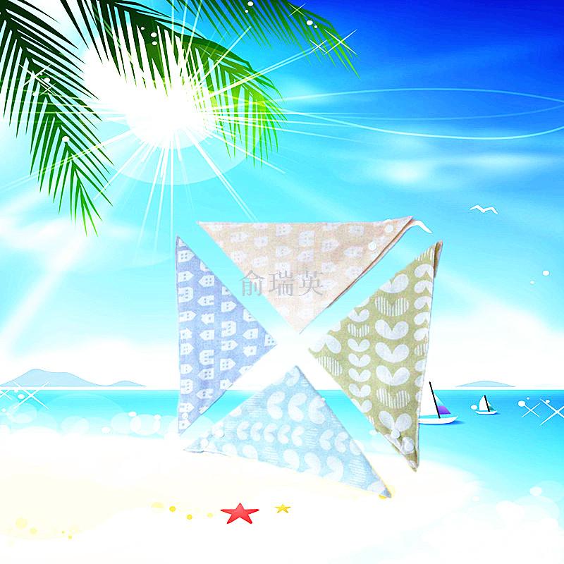 Baby products: Baby gauze, triangular towels, children's bibs, saliva wipes, printed bibs Specification image