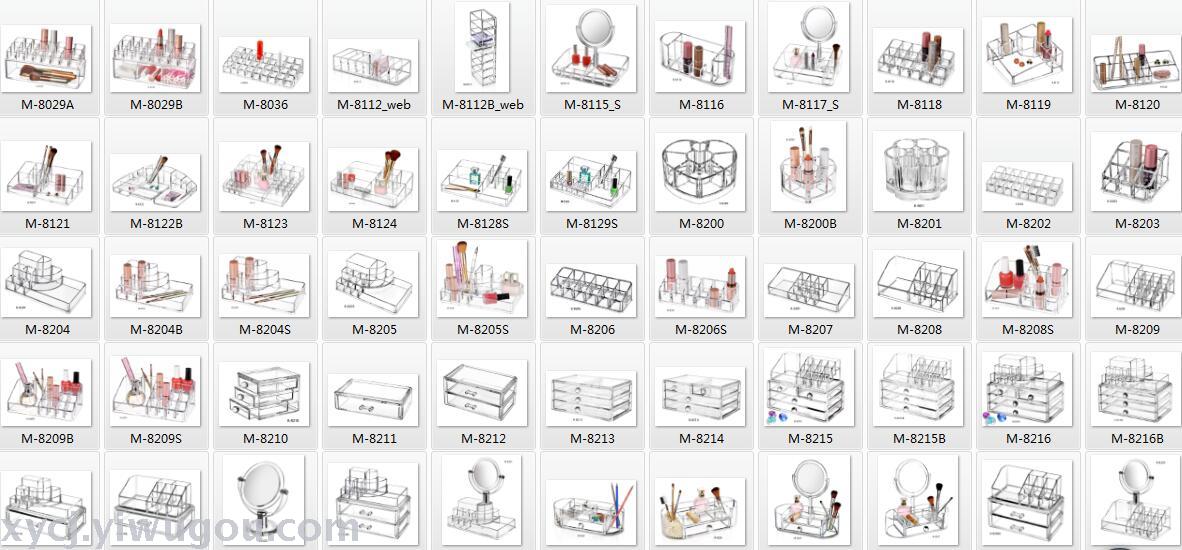 Acrylic cosmetic boxes, kitchenware sealed cans, new seasoning bottles Application Scenario