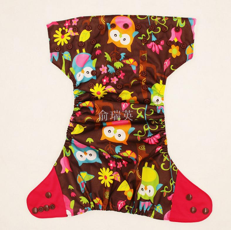 New baby printed double-button diapers, baby fabric diapers, washable diapers, direct sales from the manufacturer of baby products details Picture