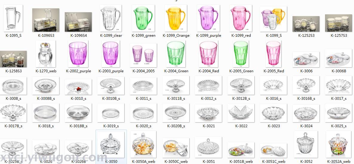 New style acrylic seasoning jars, cosmetic boxes, fruit plates, water bottles, oil bottles and salt jars details Picture