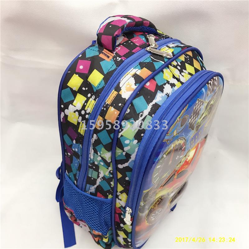 Factory Direct School Bag Backpack Cartoon Bag Backpack 3D Bag Children Bag Student Bag Gift Bag Pull Rod Bag Specification drawing